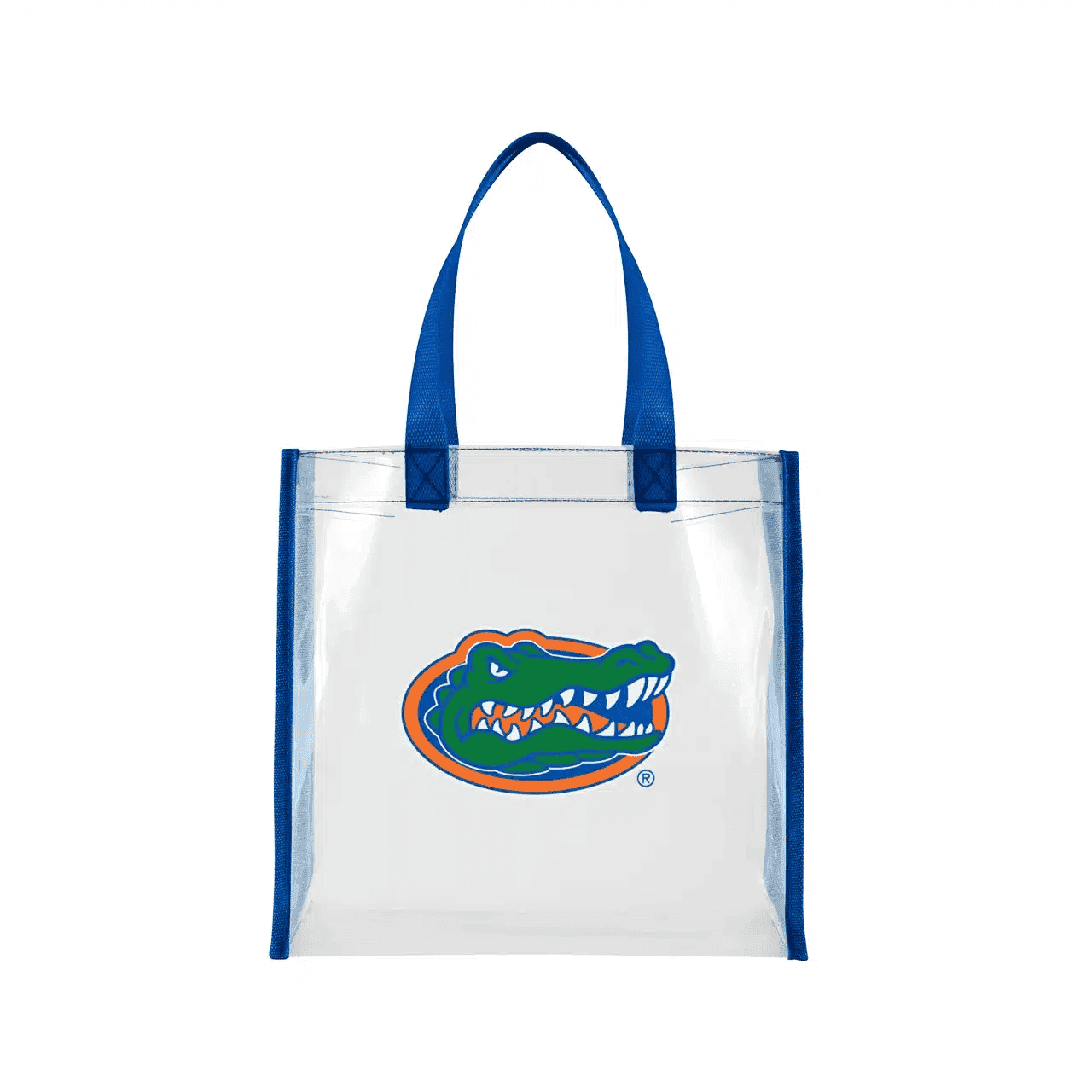 Custom-printed clear stadium-approved tote bag